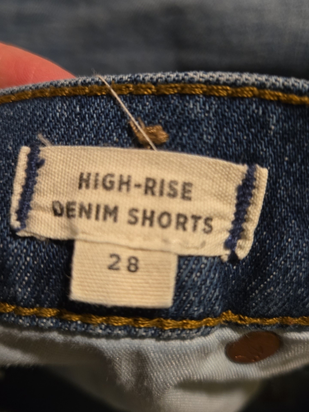Madewell High-Rise Denim Shorts - Blue